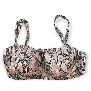 3/$15 Animal print bathing suit top / push up bra